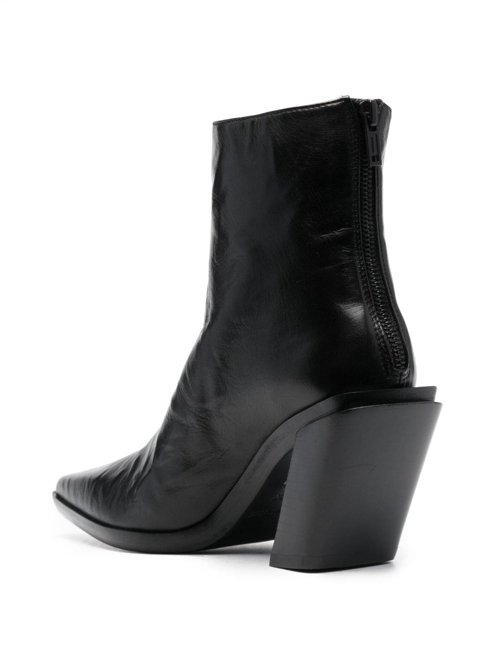 Ann Demeulemeester 35mm Pointed-toe Ankle Boots In Black | ModeSens