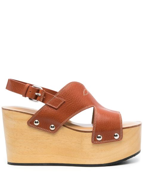 Sartore Toscano 100mm wedge sandals