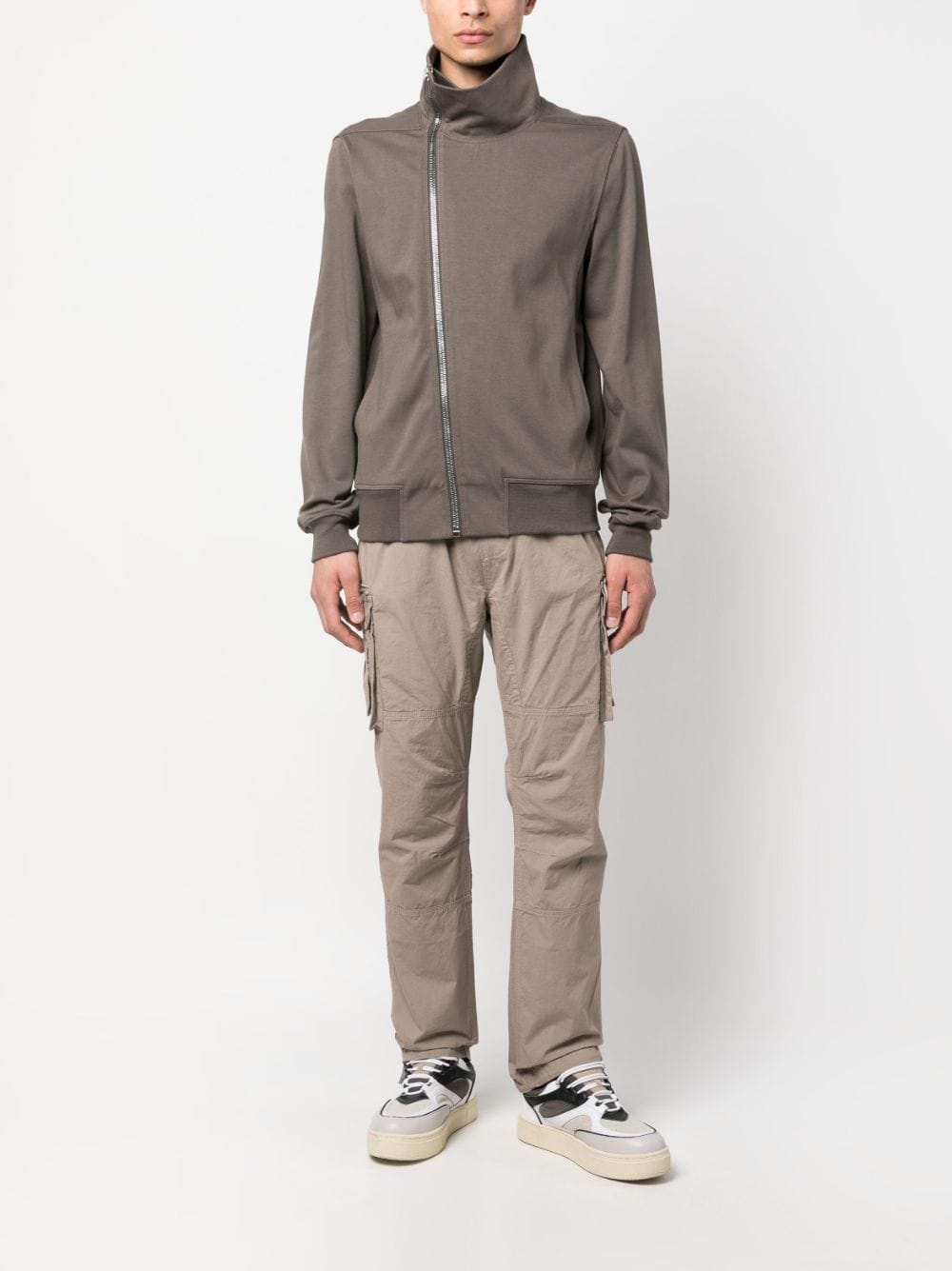 Shop Represent Elasticated Cargo Trousers In Neutrals