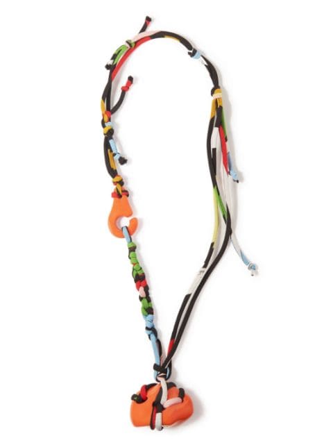 PUCCI graphic-print strap necklace