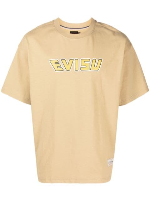 EVISU - logo-print cotton T-shirt