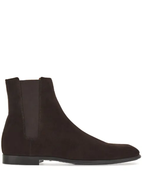 Ferragamo chelsea leather boots