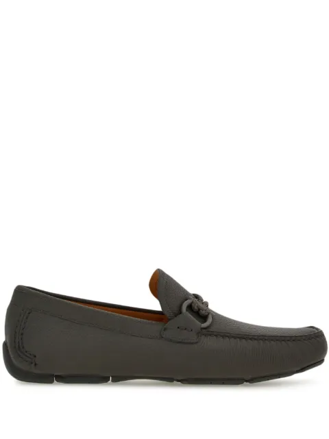 Ferragamo Drive Gancini-buckle leather loafers 