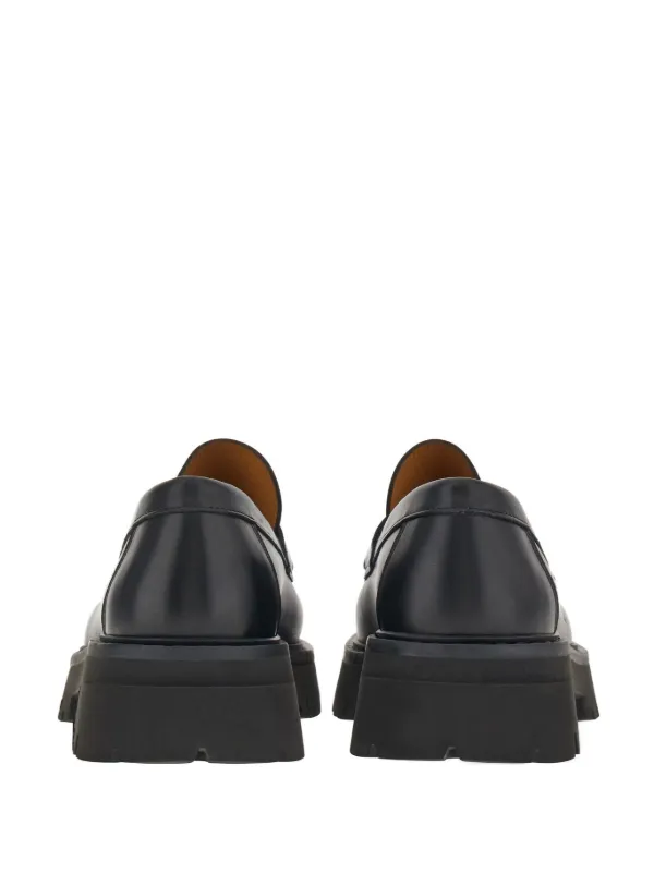 【関税込み】Ferragamo ブラック ロゴプレート ミュール Salvatore Ferragamo (サルヴァトーレ フェラガモ) ロゴプレート