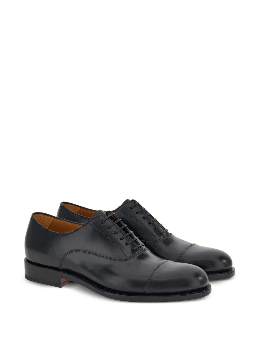 Ferragamo lace-up leather oxford shoes - Black