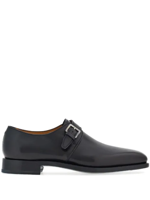 Ferragamo zapatos monk con tiras y hebillas