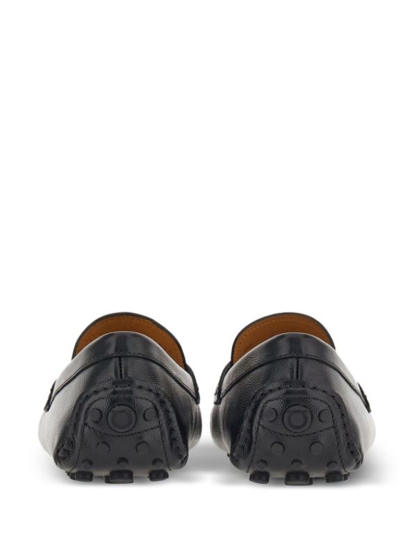 Ferragamo Gancini-buckle Leather Loafers - Farfetch