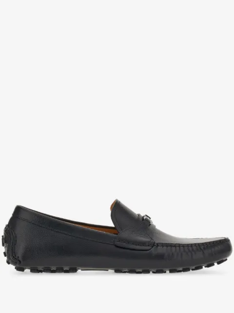 Ferragamo Gancini-buckle leather loafers 
