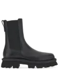 Ferragamo chunky chelsea leather boots - Black