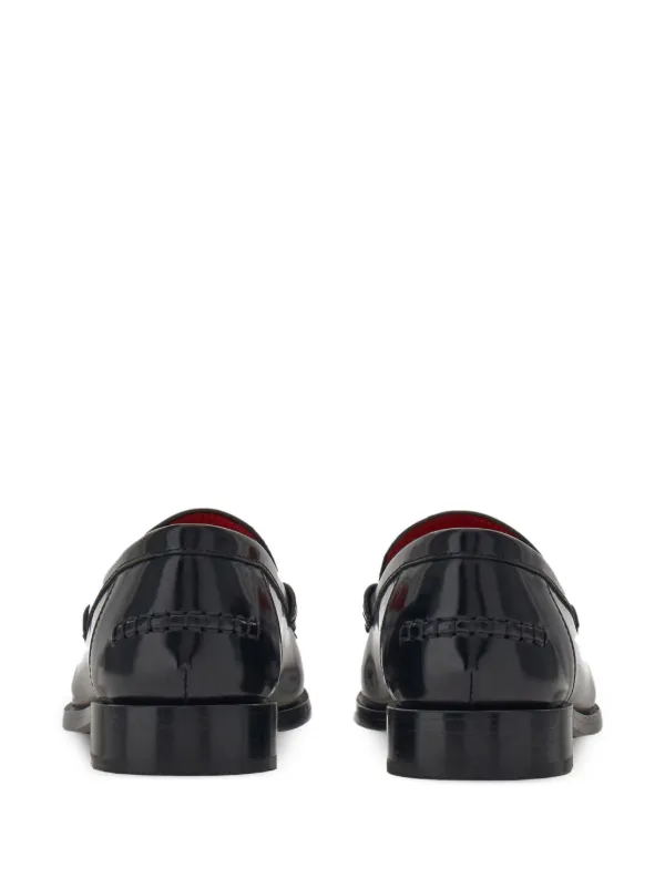 Ferragamo 黒 ローファー レザー サルヴァトーレフェラガモ Salvatore Ferragamo SPORT ビット