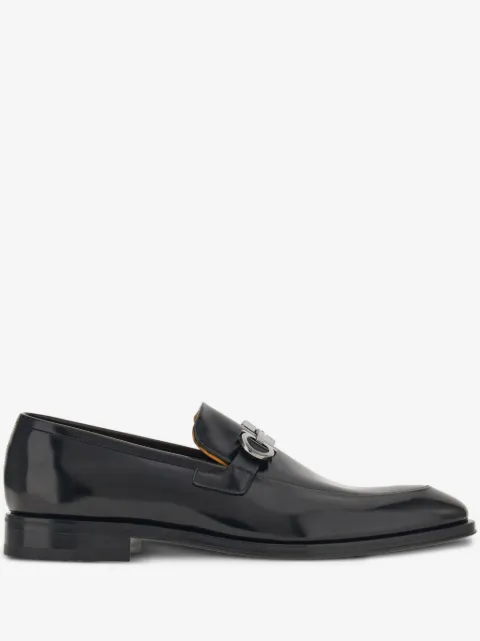 Ferragamo Gancini leather loafers 
