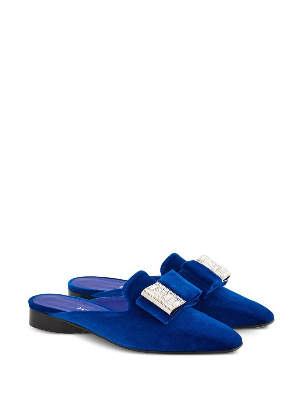 Ferragamo velvet outlet loafers