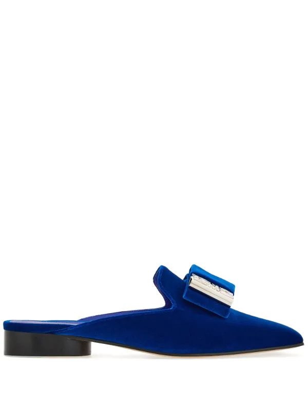 Ferragamo shop velvet loafers