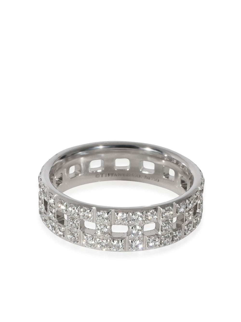 Image 1 of Tiffany & Co. Pre-Owned 18kt white gold Tiffany True diamond ring