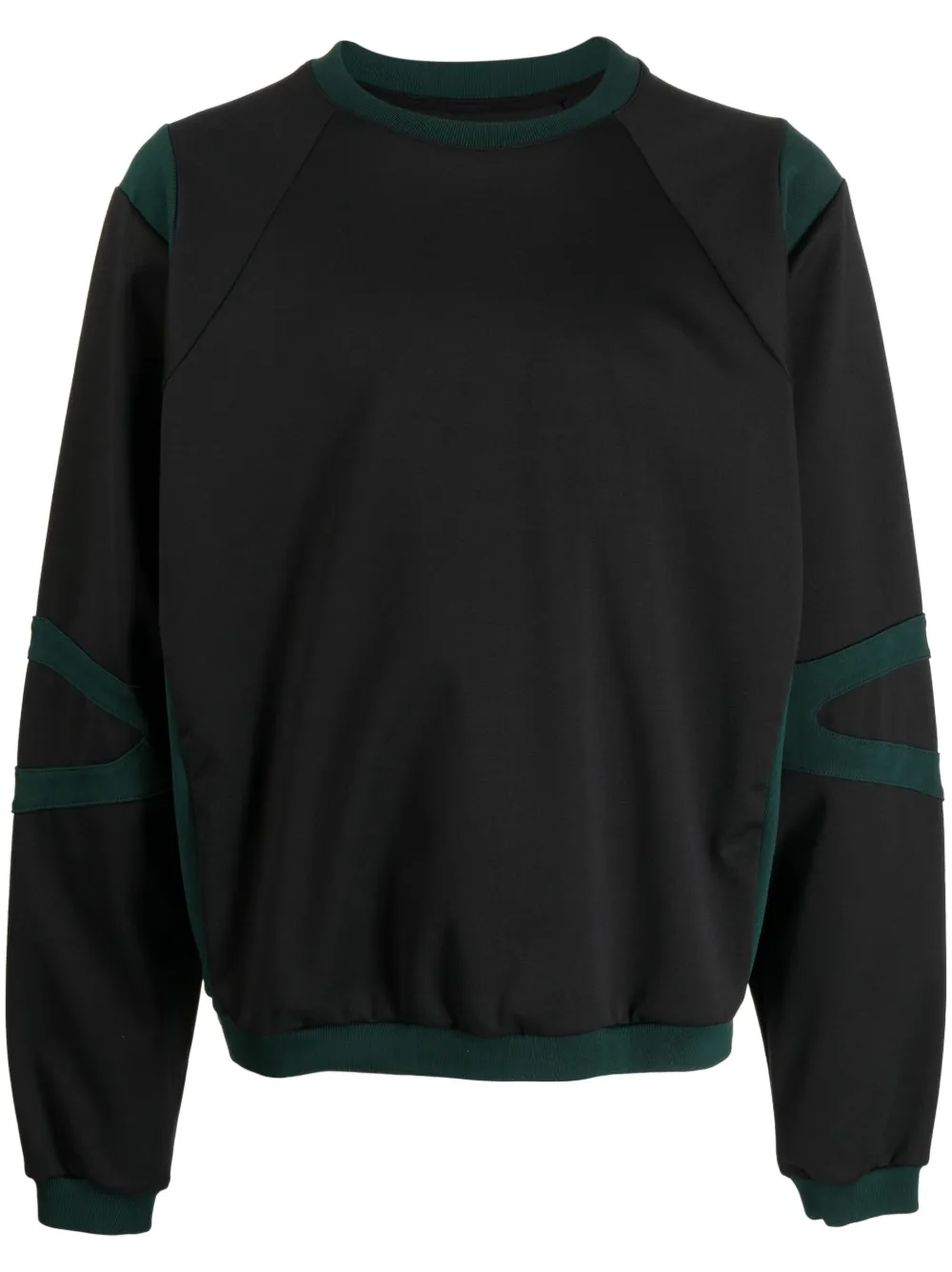 J.lal Orbit Strap-detail Sweatshirt In Black