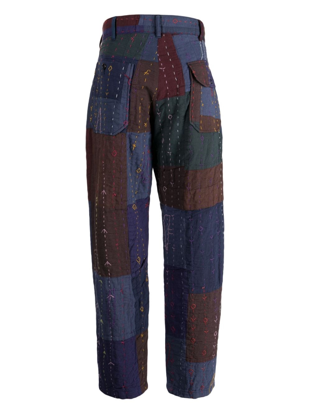 Engineered Garments Carlyle patchwork tapered trousers - Veelkleurig