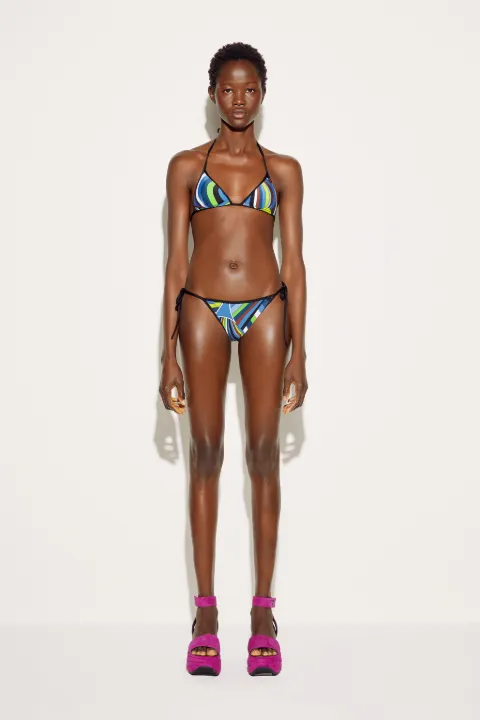 Iride-Print Bikini Briefs