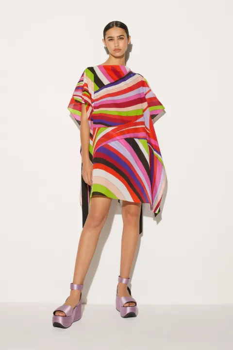 Iride-Print Cotton Tunic