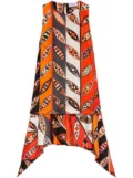 PUCCI graphic-print sleeveless blouse - Red