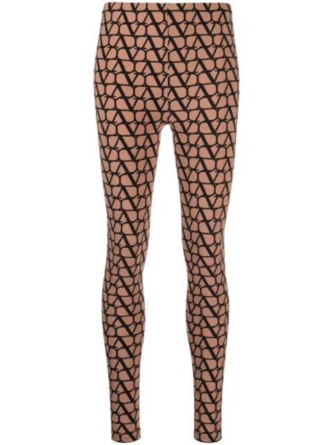 Valentino Garavani - monogram-print leggings