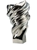 Rosenthal Squall metallic-effect porcelain vase - Silver