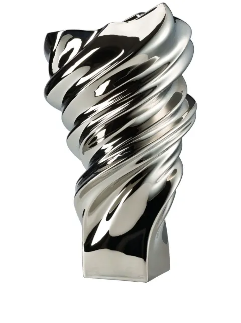Rosenthal Squall metallic-effect porcelain vase