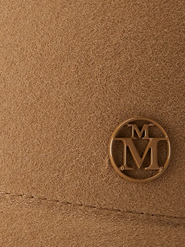 Maison Michel タイガー ロゴプレート キャップ | ブラウン | FARFETCH JP