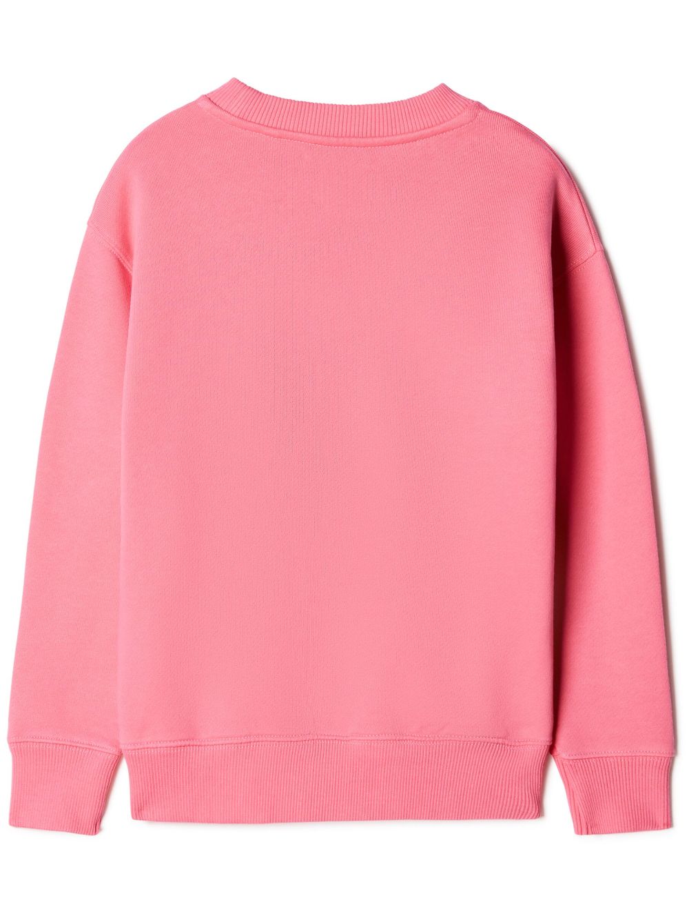 Off-White Kids logo-print cotton sweatshirt - Pink