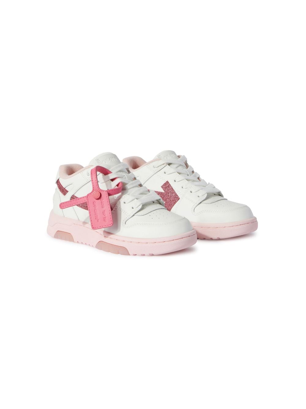 Off-white Kids' Out Of Office Low-top Sneakers In White