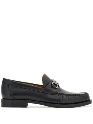 Ferragamo ガンチーニ レザーローファー | ブラック | FARFETCH JP
