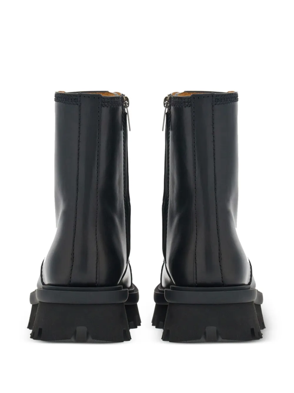 Ferragamo lace-up Leather Boots | Black | FARFETCH