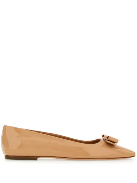 Ferragamo Vara bow-detail ballerina shoes