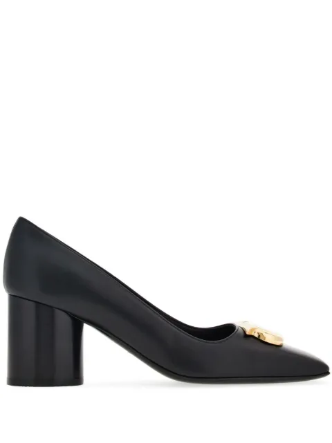 Ferragamo Gancini 60mm leather pumps 