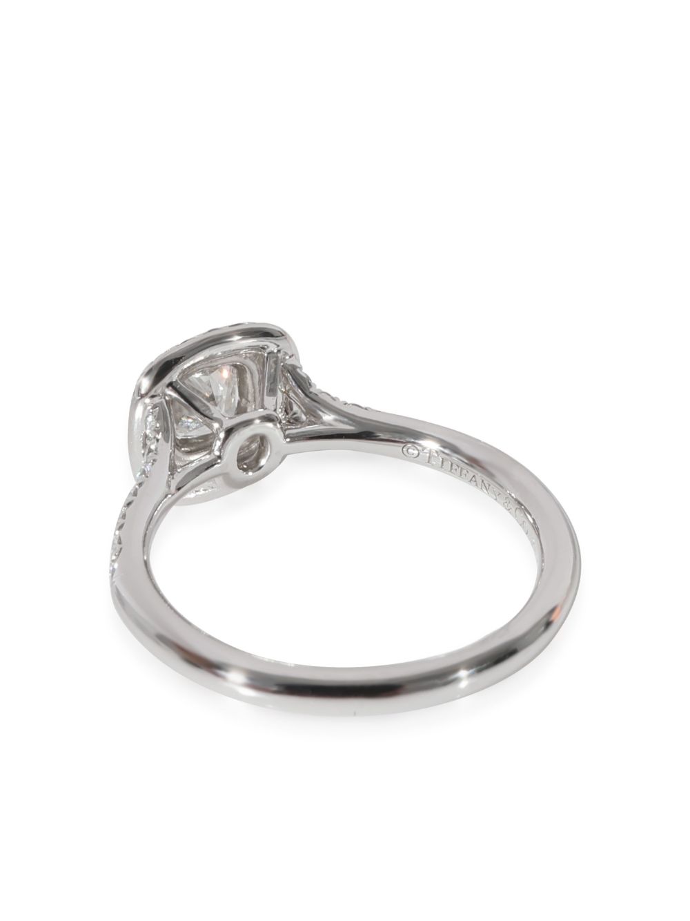 Tiffany & Co. Pre-Owned Platinum Soleste Diamond Engagement Ring - Farfetch