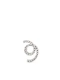 Delfina Delettrez 18kt white gold and diamond single Loop earring - Silver