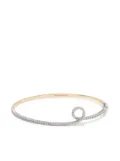 Delfina Delettrez 18kt yellow gold and diamond Single Loop bracelet - Silver