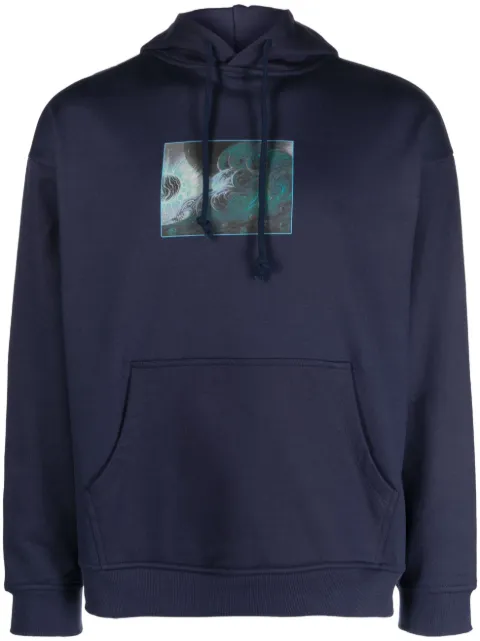  RASSVET graphic-print cotton hoodie