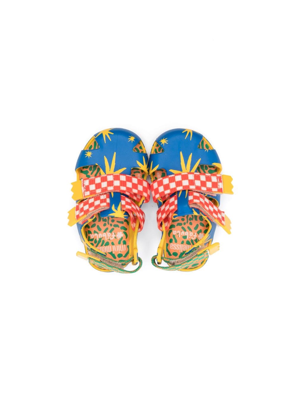Shop Mini Melissa Ioio Fabula Water-resistant Sandals In Blue