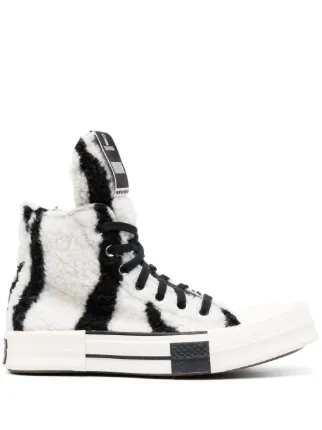 Rick Owens DRKSHDW x Converse 'Turbodrk' ハイカットスニーカー