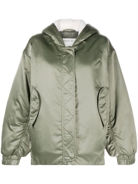 Shoreditch Ski Club hooded bomber jacket