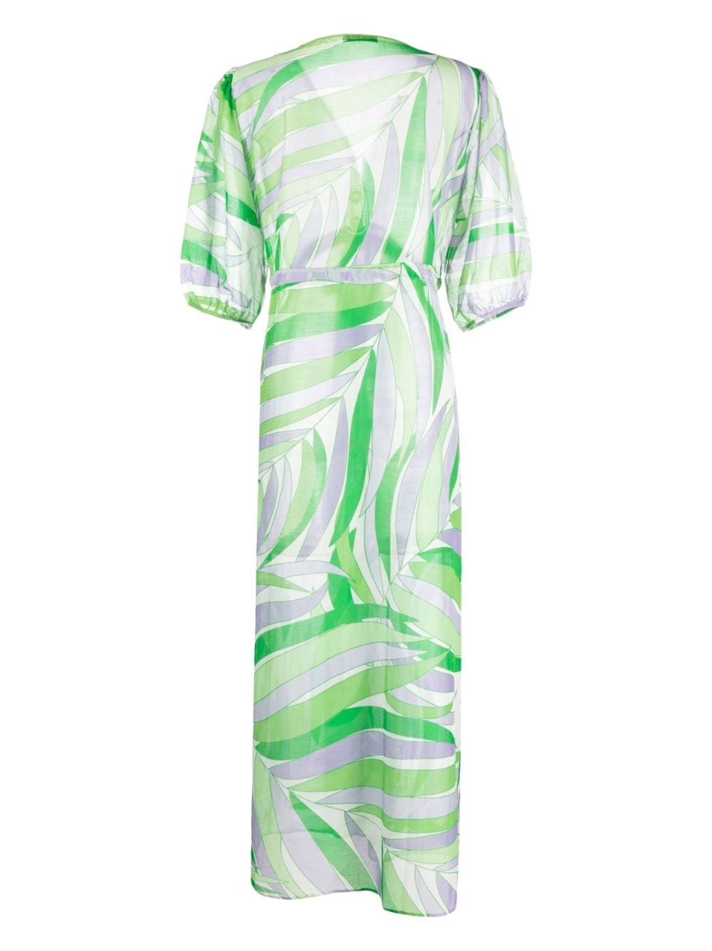 MC2 Saint Barth Maxi-jurk met print - Groen