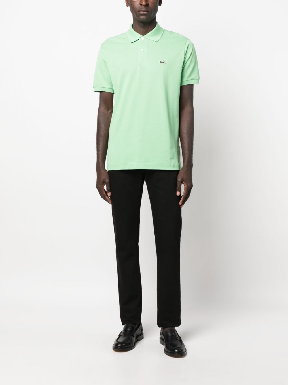 Lacoste Poloshirt met logopatch - Groen