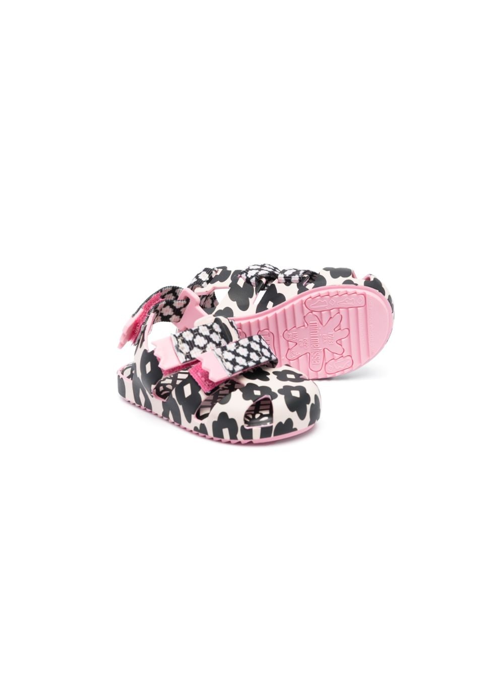 Mini Melissa Sandalen met print - Roze