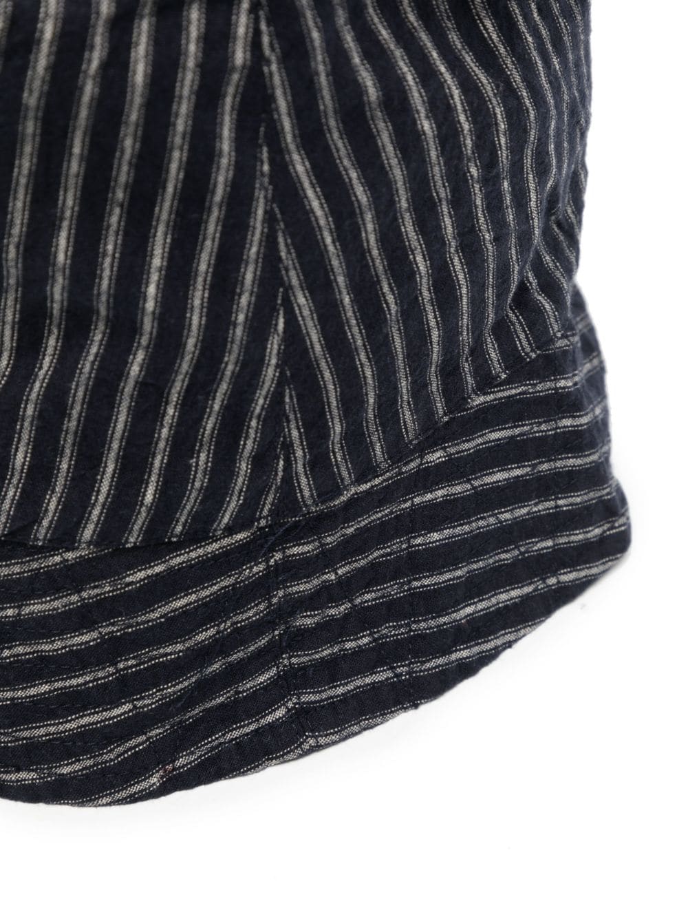 Engineered Garments pinstripe-pattern bucket hat - Blauw