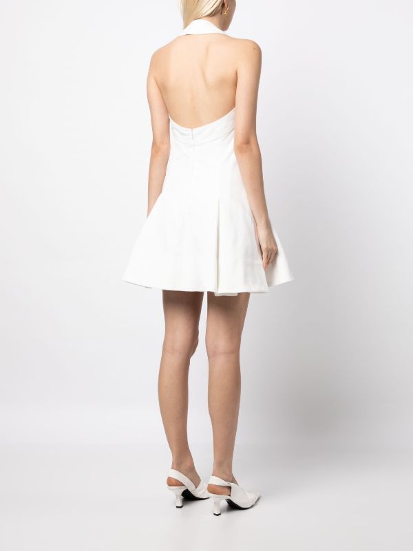 Khaite white discount mini dress