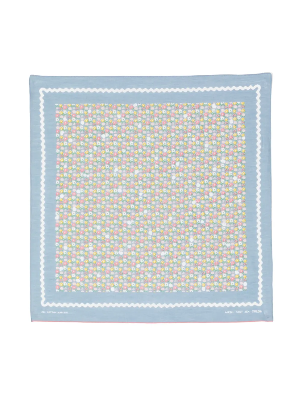 KAPITAL Fastcolor Selvedge bandana | Blue | Image 1