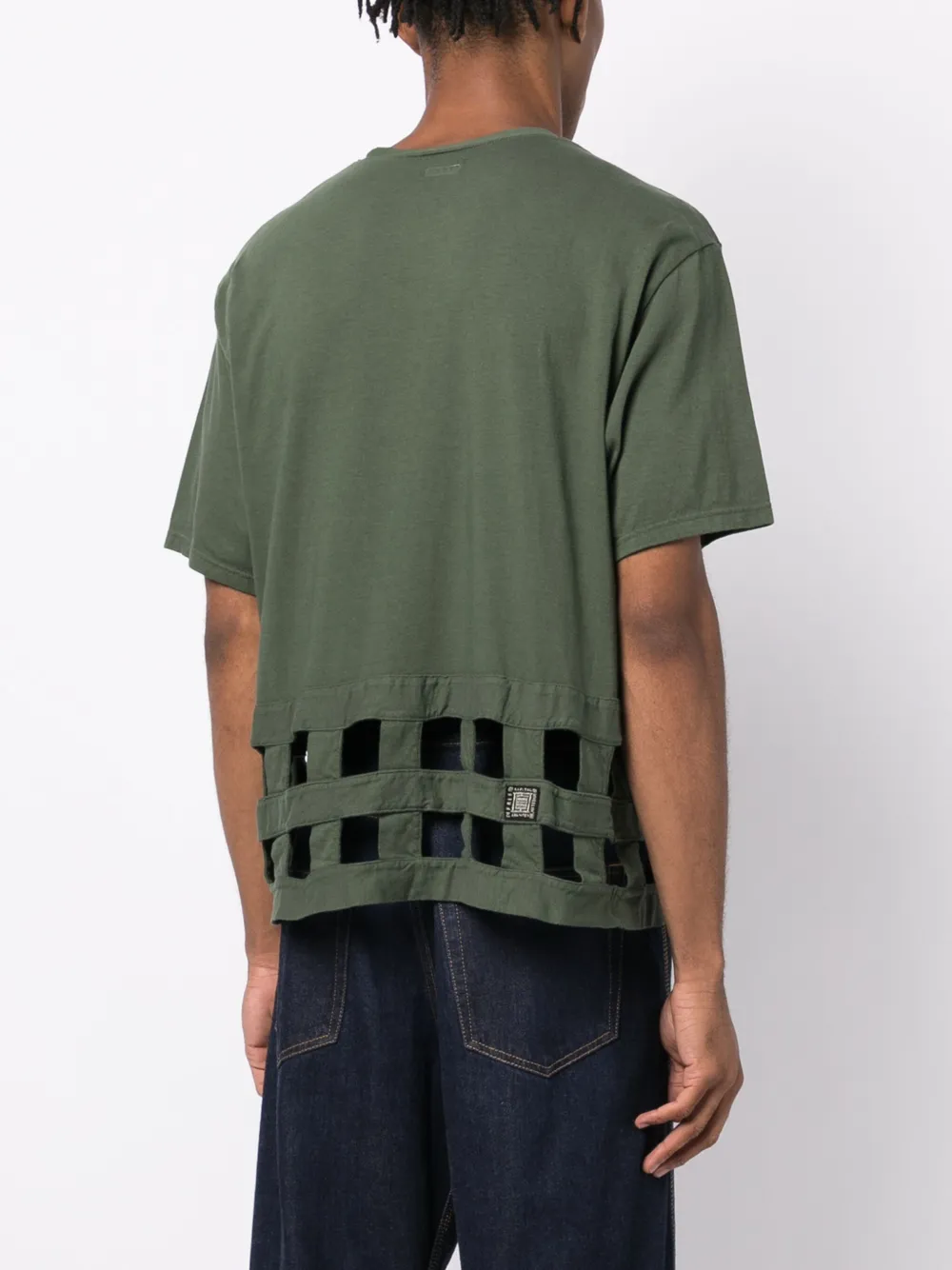 KAPITAL T-shirt met ringlets Groen