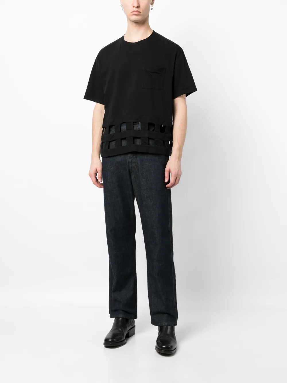 KAPITAL Jersey T-shirt - Blauw