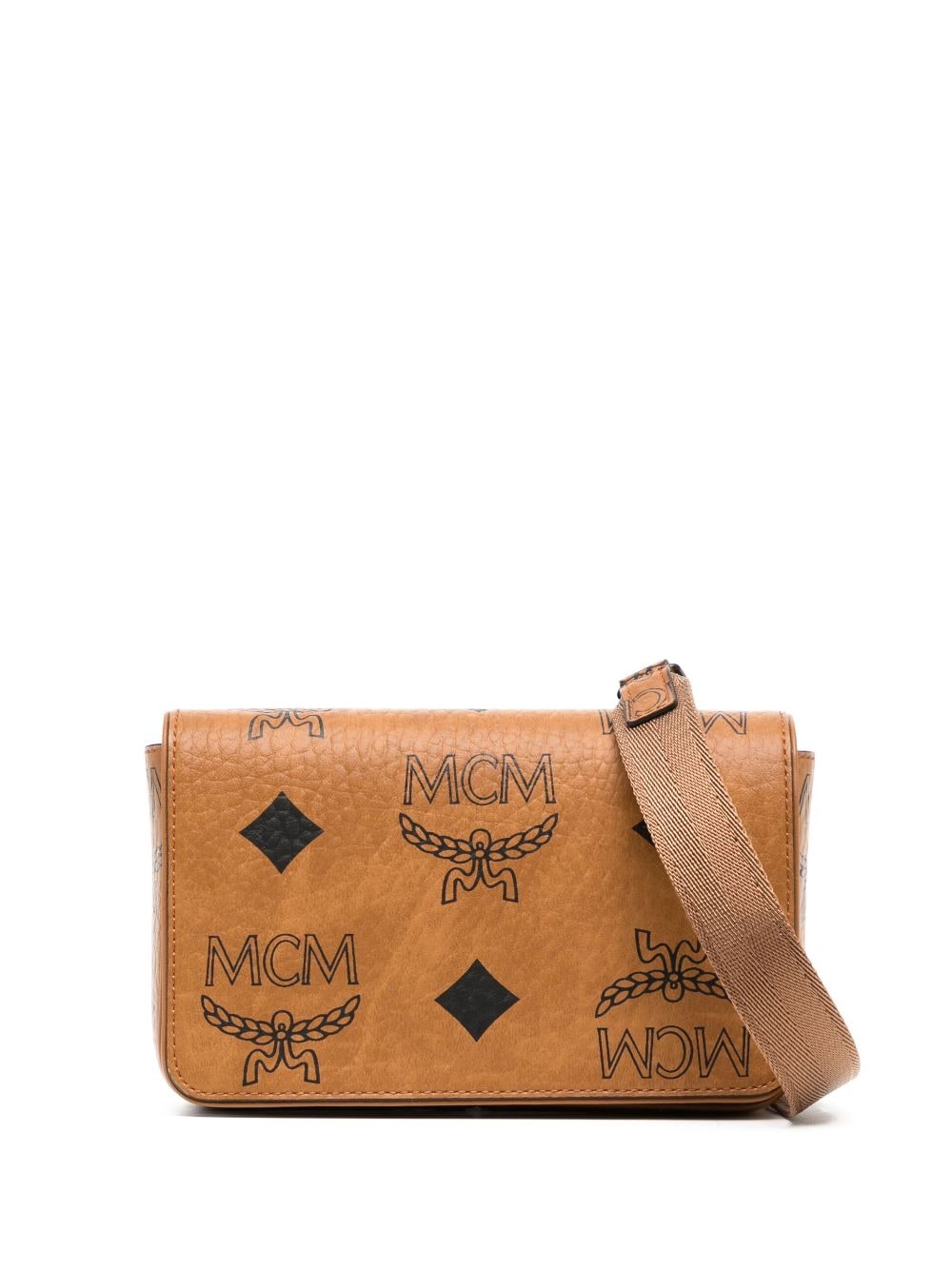 Mcm Mini Aren Camera Bag In Brown