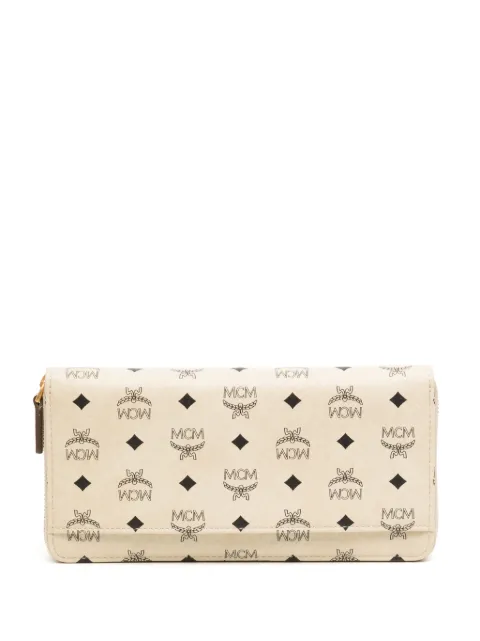 MCM zip-around monogram-print leather wallet